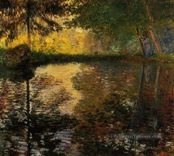  claude art - L’étang de Montgeron II Claude Monet